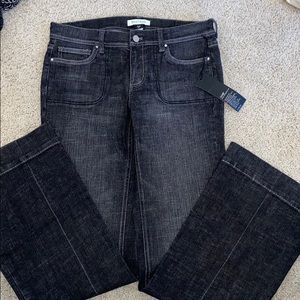 BRAND NEW WHITE HOUSE BLACK MARKET LOW RISE FLARE